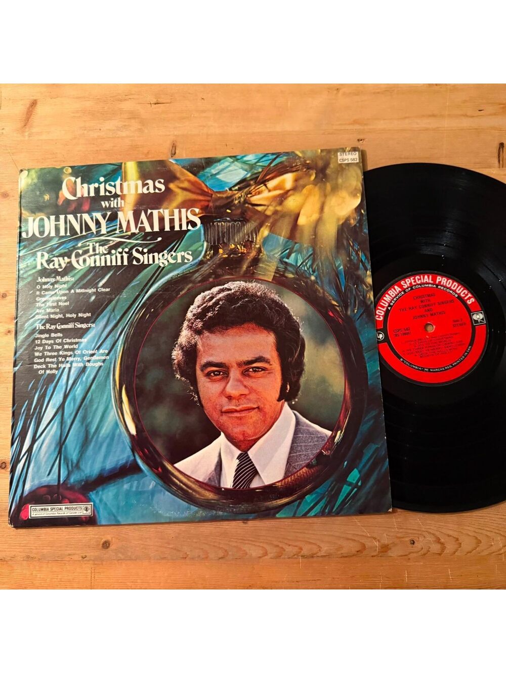 Johnny Mathis - Christmas with Johnny Mathis 33rpm VG+ VR21